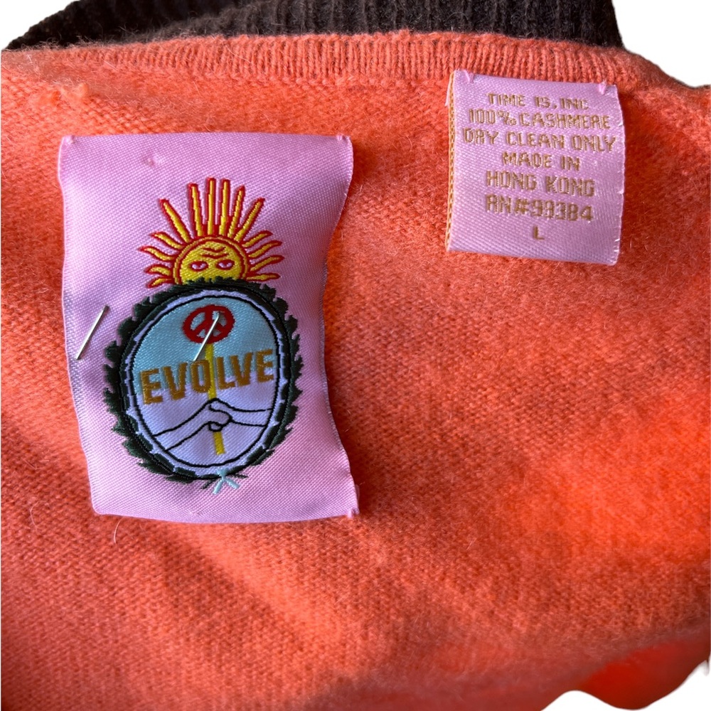 Evolve Cashmere Zip Up Sweater - image 3